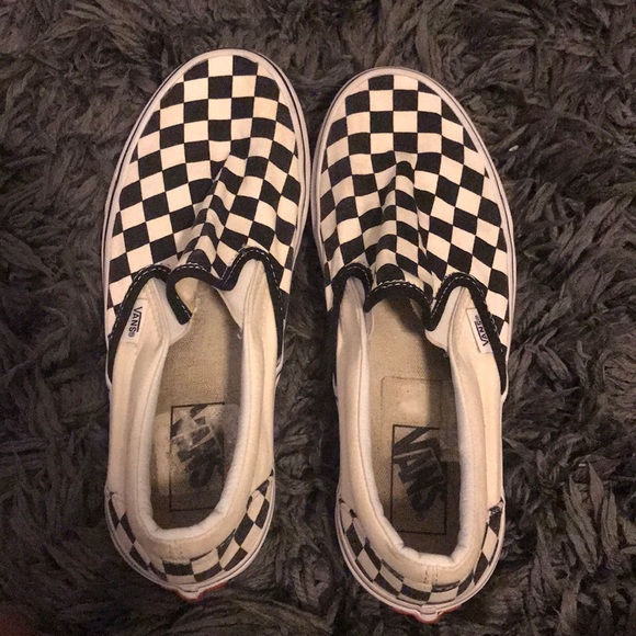 Vans Shoes - Black & White Checkered Vans🔥